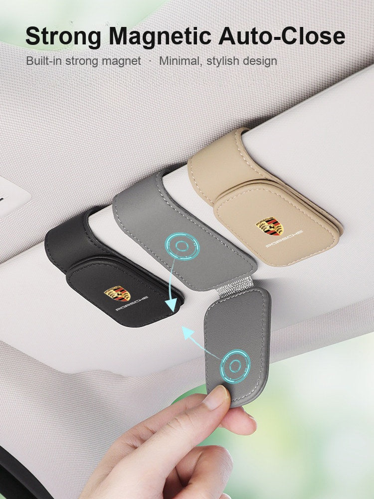 Strong magnetic auto-close clip