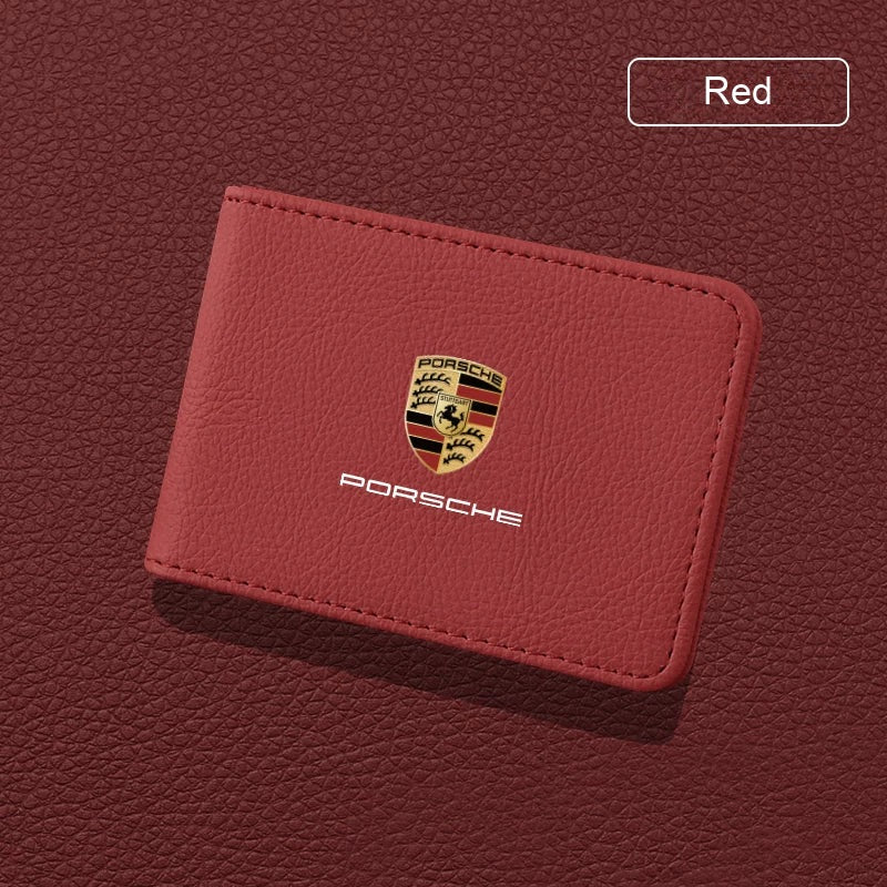 Porsche license holder - Red