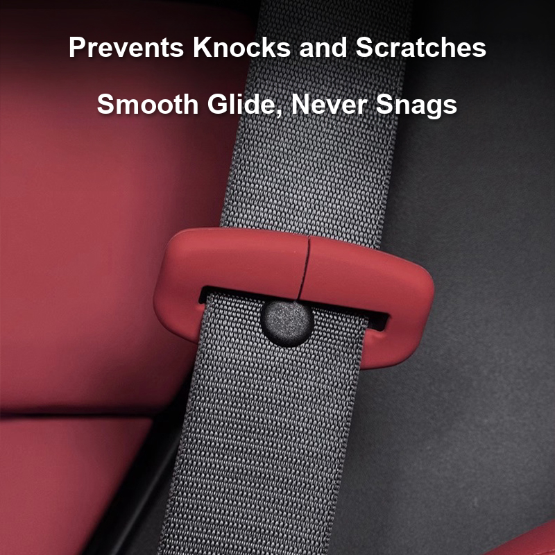 Porsche seatbelt cover prevents knocks and scratches