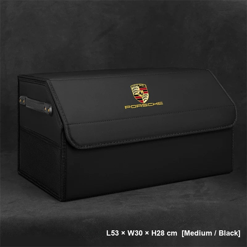 Porsche trunk storage box Medium Black