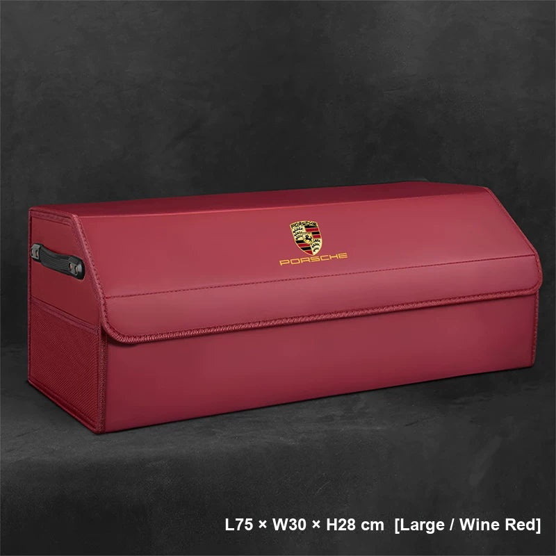 Porsche trunk storage box Large Wine Red
