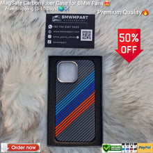 BMW MagSafe-cover i kulfiber til alle iPhone-modeller
